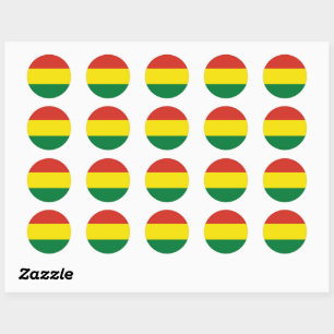 Rond Drapeau bolivien Sticker