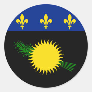 Rond Drapeau de Guadeloupe Sticker