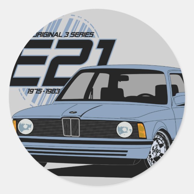 Rond E21 Le premier Sticker de 3 séries (Devant)