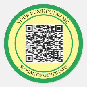 Rond EcoBoost Business : Sticker de code QR