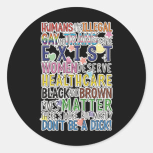 Rond Égalité Pour Tous - Sticker Beaucoup D'Amour