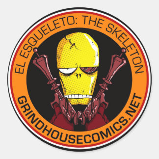 Rond EL ESQUELETO : Sticker SKELETON (Rond)