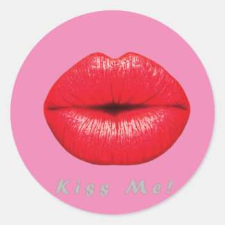 Rond 👄 Embrasse-Moi ! Sticker sexy pour vous !