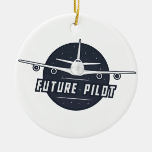 Rond En Céramique Futur ornement pilote