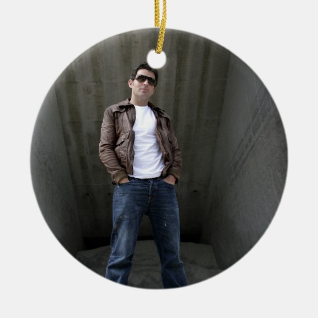 Rond En Céramique Musique de Ryan Kelly - ornement - entrepôt (Devant)