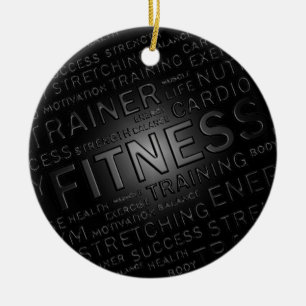 Rond En Céramique Ornement chic de forme physique