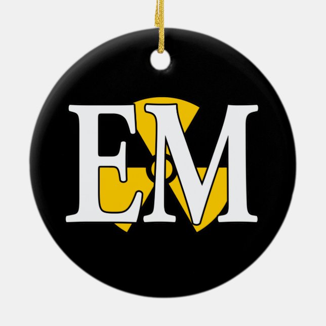 Rond En Céramique Ornement d'arme nucléaire de fin de support (Dos)