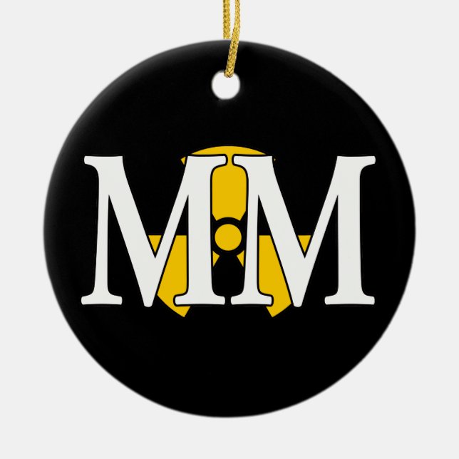 Rond En Céramique Ornement d'arme nucléaire de millimètre (Devant)