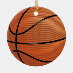 Rond En Céramique Ornement de basket-ball