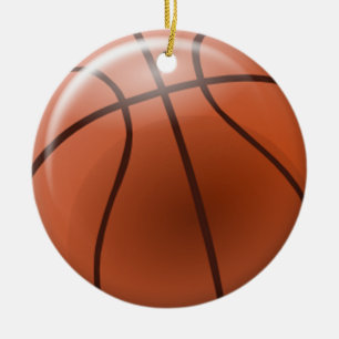 Rond En Céramique Ornement de basket-ball
