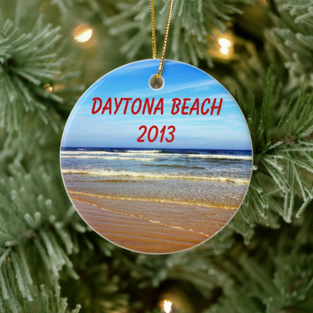 Rond En Céramique Ornement de Daytona Beach (Arbre)