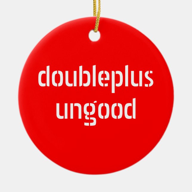 Rond En Céramique ornement de doubleplusungood/doubleplusgood (Devant)