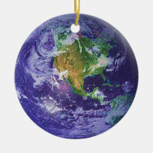 Rond En Céramique Ornement de globe