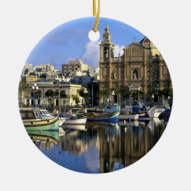 Rond En Céramique Ornement de LONDRES R-U (Devant)