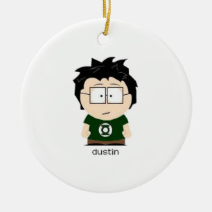 Rond En Céramique Ornement de pépin de Dustin