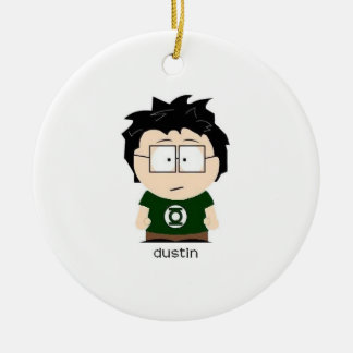 Rond En Céramique Ornement de pépin de Dustin