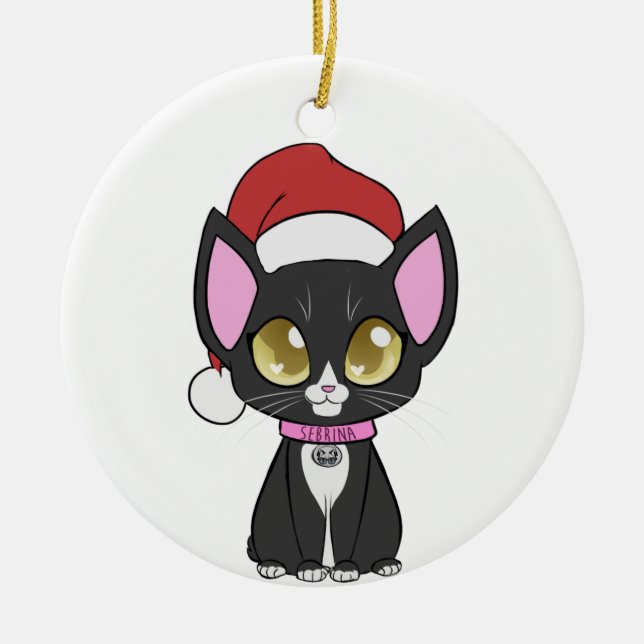 Rond En Céramique Ornement de Sebrina ! (Devant)