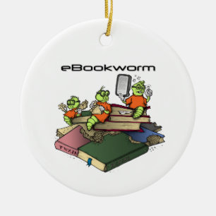 Rond En Céramique ornement d'eBookworm