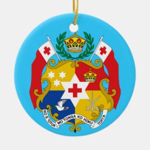 Rond En Céramique Ornement fait sur commande de Noël de TONGA*
