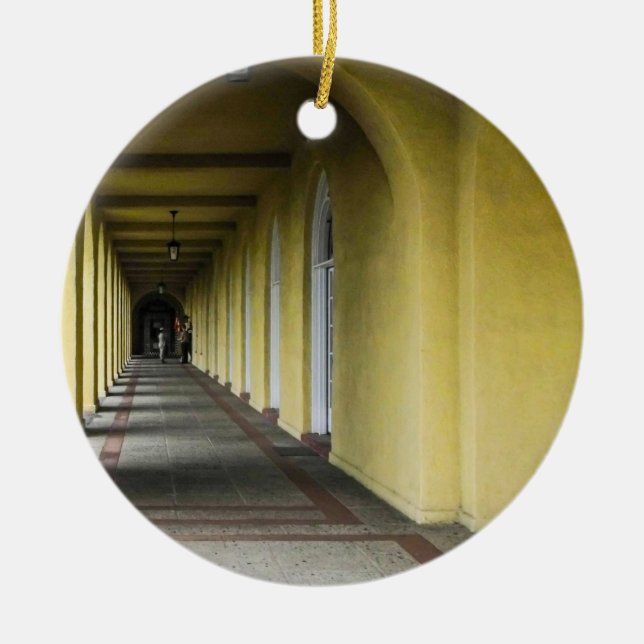 Rond En Céramique Ornement marin d'obtention du diplôme de San Diego (Devant)