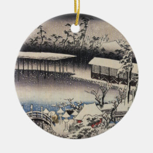 Rond En Céramique Ornement Vintage japonais