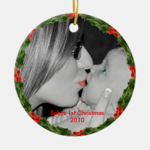 Rond En Céramique Premier ornement 2010 de Babys