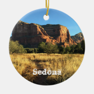 Rond En Céramique Sedona Arizona Noël Ornement
