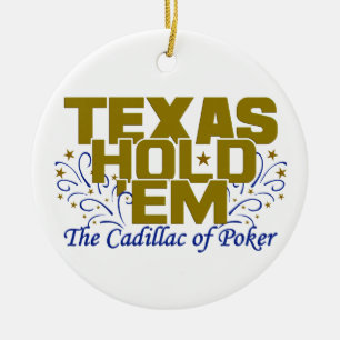 Rond En Céramique Texas Hold 'Em ornement