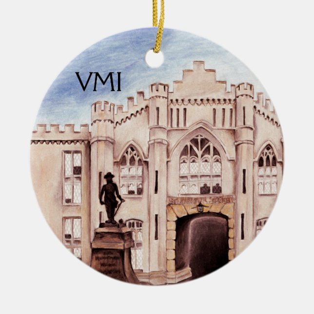 Rond En Céramique VMI ornement (Devant)