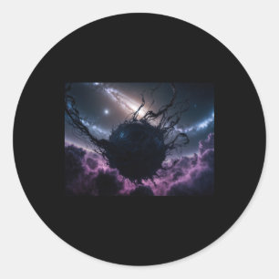 Rond Énigme cosmique Sticker de danse de la nébuleuse n