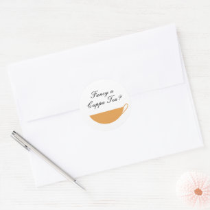 Rond Enveloppe Enveloppe Epice Sceau & Sticker