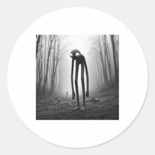 Rond Étrange Sticker Crochet Créateur