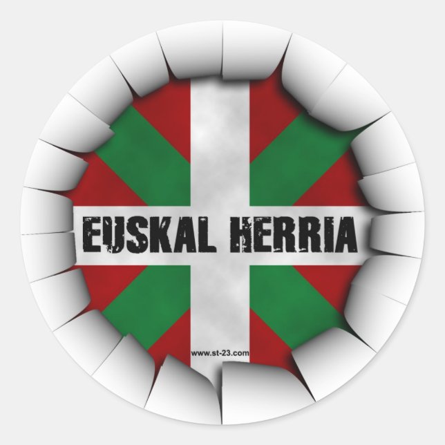 Rond euskal herria sticker (Devant)