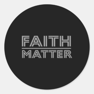 Rond Faith over Sticker