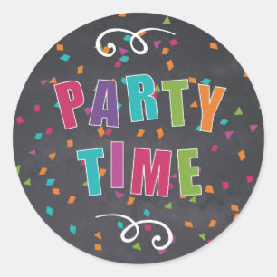 Rond Fête d'anniversaire pour enfants - Sticker
