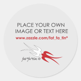 Rond Ffatifatit Blank Personnalisé Votre Propre Sticker