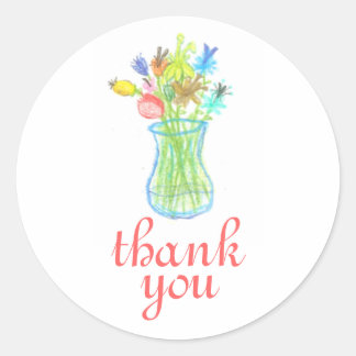 Rond Floral vie morte merci sticker