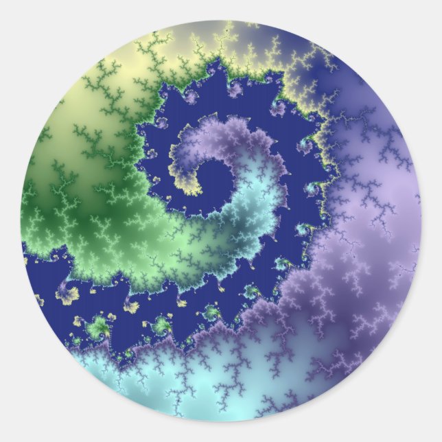 Rond Flottant - Sticker Fractal (Devant)