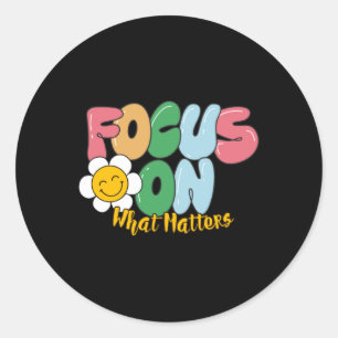 Rond Focus Sur Ce Sticker