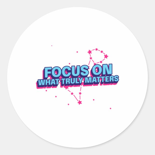 Rond Focus Sur Ce Sticker Vraiment (Devant)