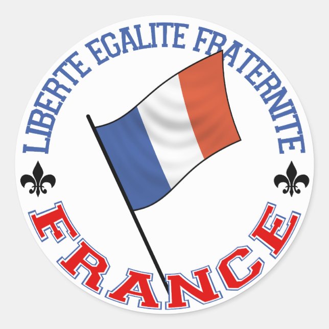 Rond France Sticker (Devant)