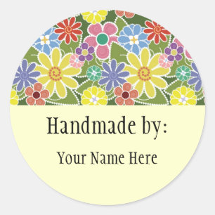 Rond Fun Florals Bright Sticker