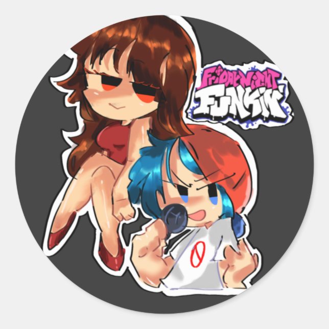 Rond Funkin du vendredi soir par Sticker Beeter (Devant)