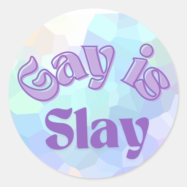 Rond Gay est Sticker, Sticker de fierté et Decal (Devant)