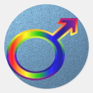 ROND GAY PRIDE STICKER