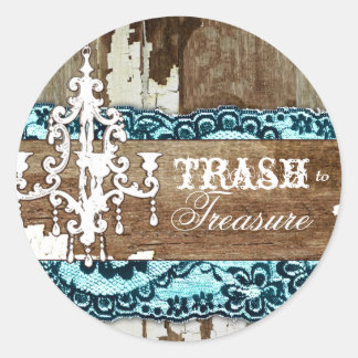 Rond GC | Trash to Treasure Aqua Blue sticker