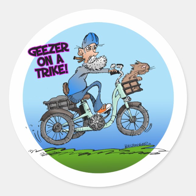 Rond Geezer Sur Un Sticker Trike (Devant)