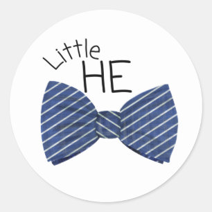 Rond Genre Révéler Petit Il Garçon Bleu Sticker