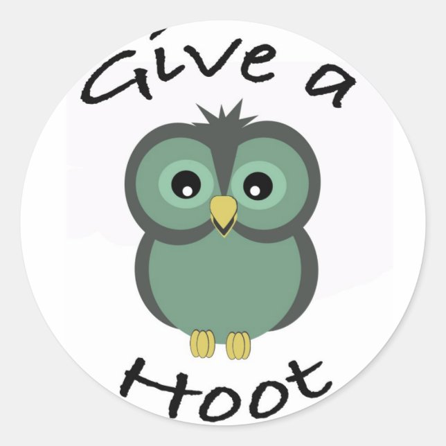 Rond GI've a Hoot Sticker (Devant)