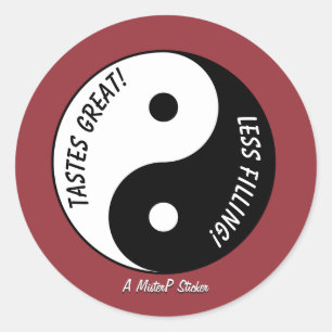 Rond Goûts superbes / moins remplis - Un Sticker Mister